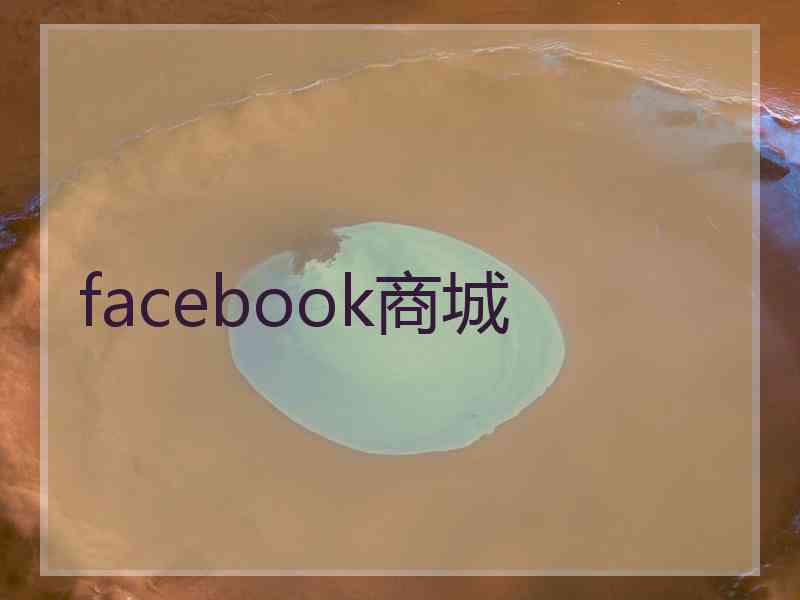 facebook商城