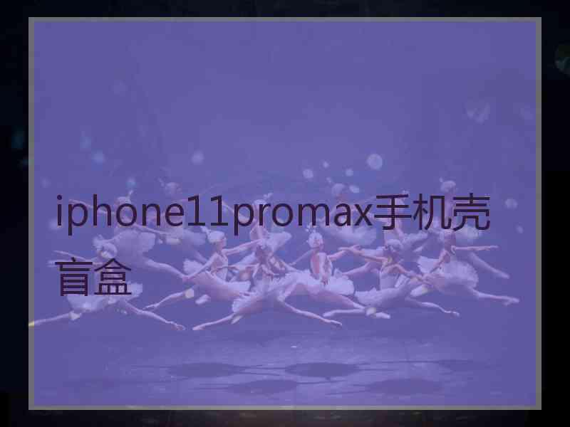 iphone11promax手机壳盲盒