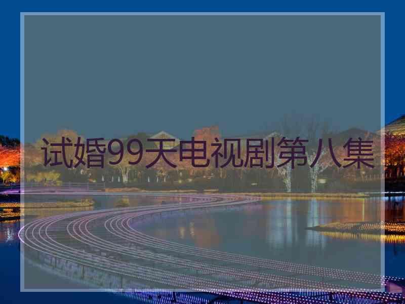 试婚99天电视剧第八集