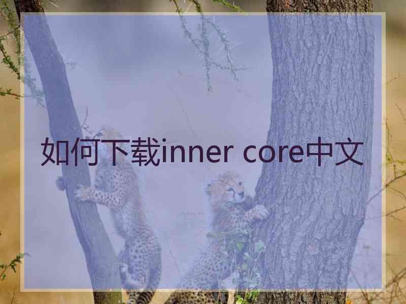 如何下载inner core中文