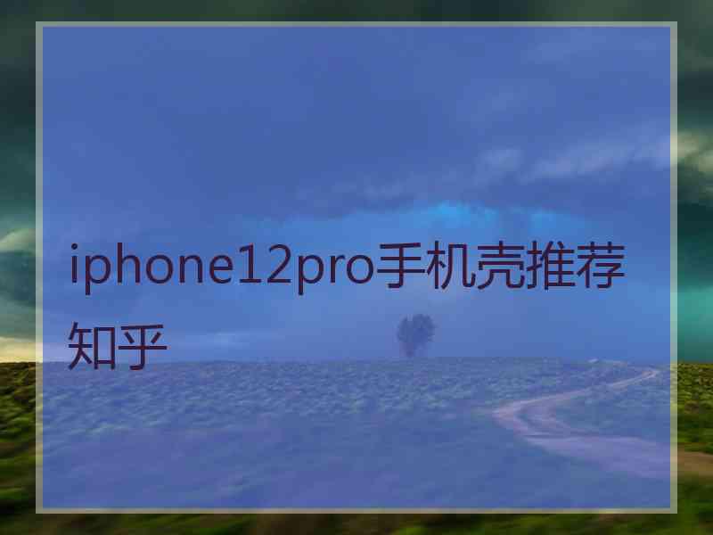 iphone12pro手机壳推荐知乎