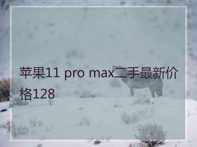 苹果11 pro max二手最新价格128