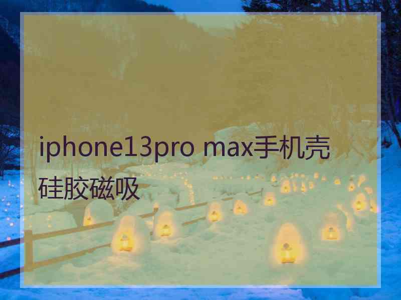 iphone13pro max手机壳硅胶磁吸