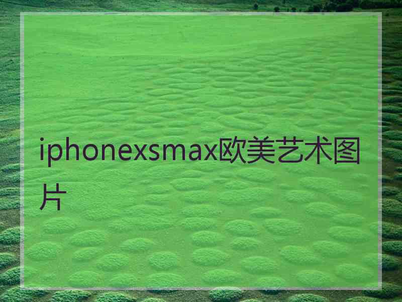 iphonexsmax欧美艺术图片