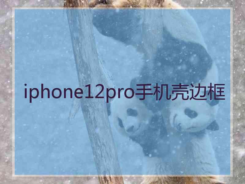 iphone12pro手机壳边框