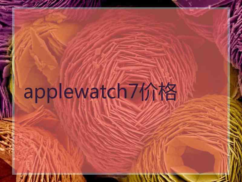 applewatch7价格