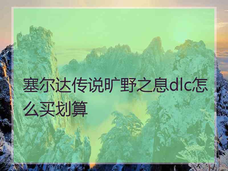 塞尔达传说旷野之息dlc怎么买划算