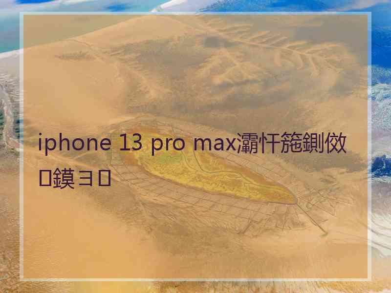 iphone 13 pro max灞忓箷鍘傚鏌ヨ