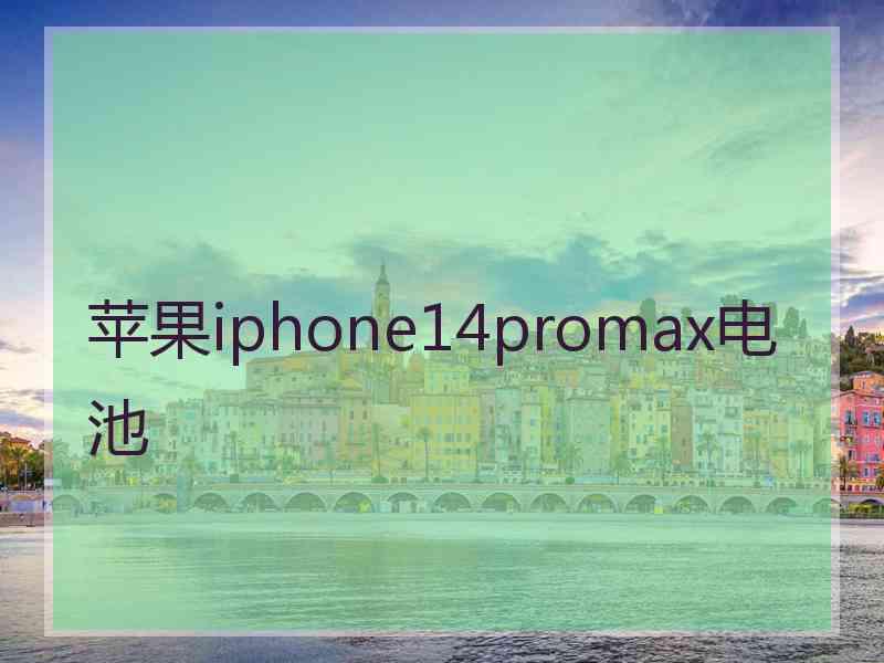 苹果iphone14promax电池