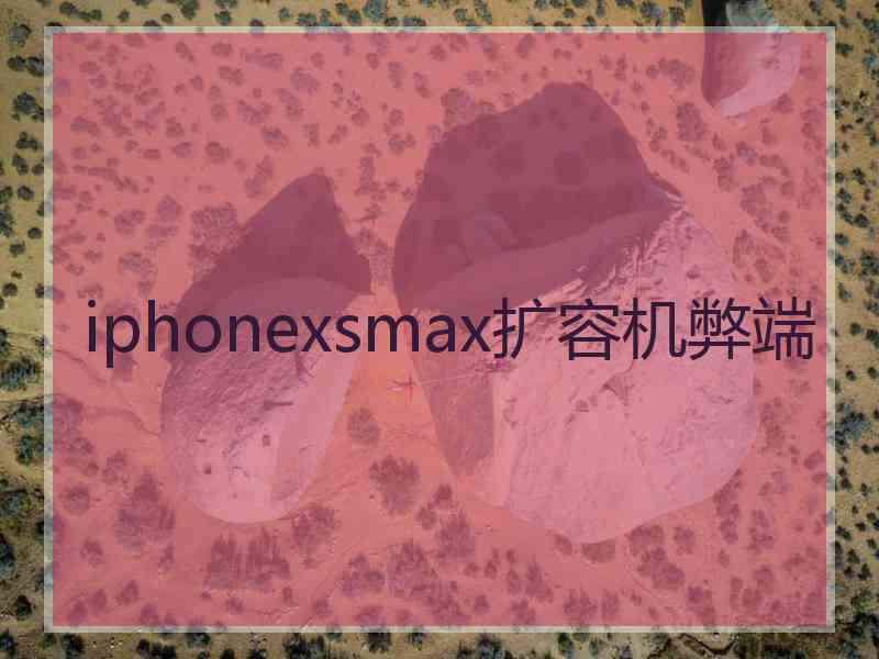 iphonexsmax扩容机弊端