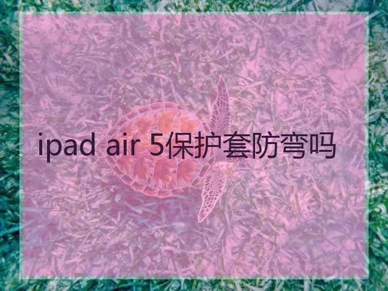 ipad air 5保护套防弯吗