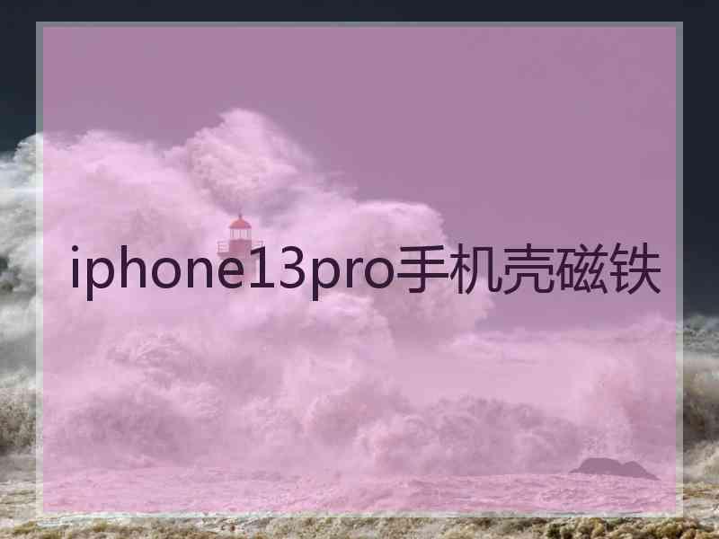 iphone13pro手机壳磁铁