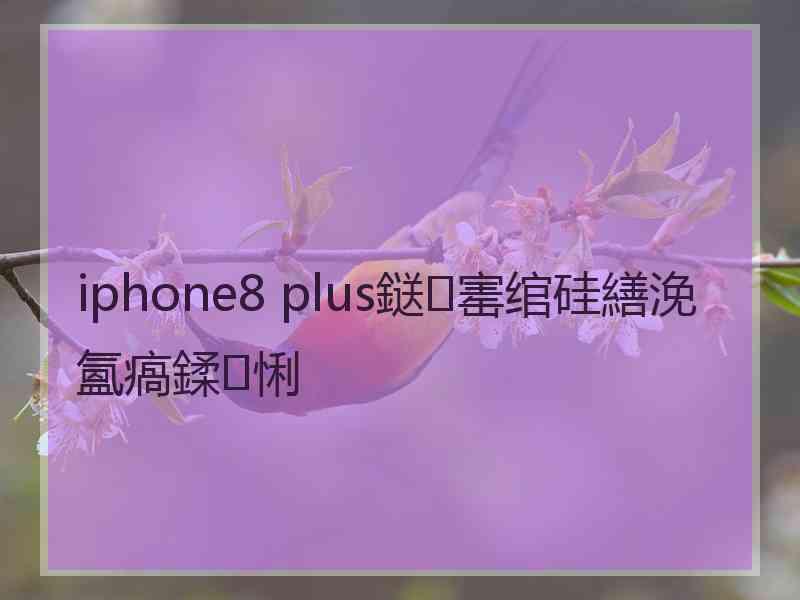 iphone8 plus鎹㈡寚绾硅繕浼氳瘑鍒悧