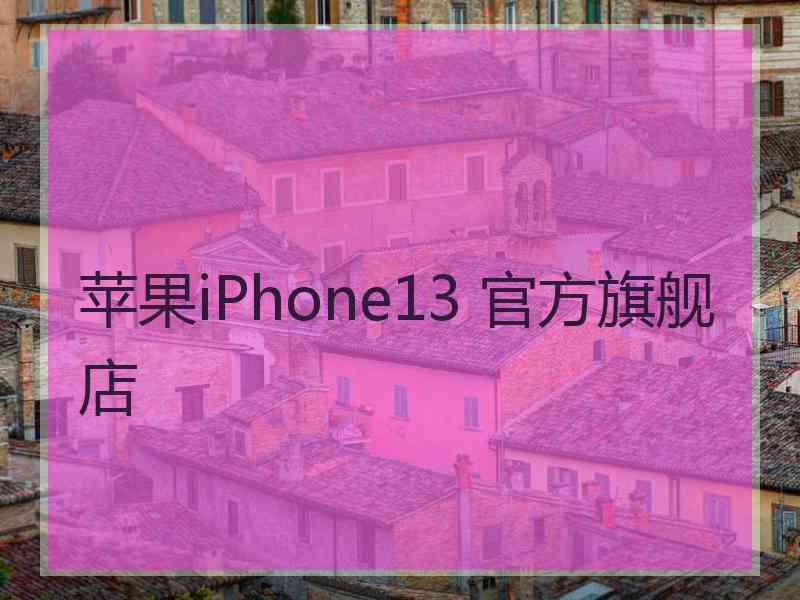 苹果iPhone13 官方旗舰店