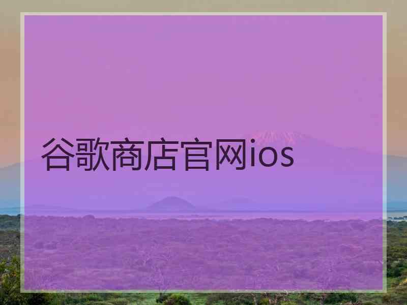 谷歌商店官网ios