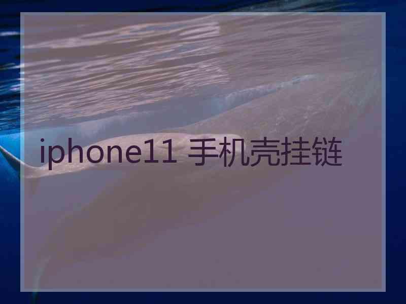 iphone11 手机壳挂链