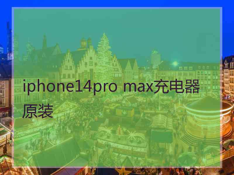 iphone14pro max充电器原装