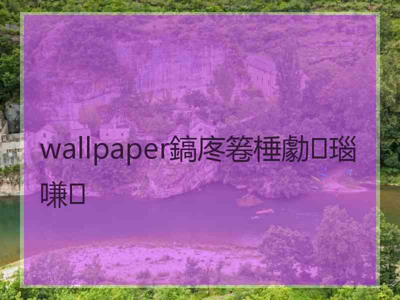 wallpaper鎬庝箞棰勮瑙嗛