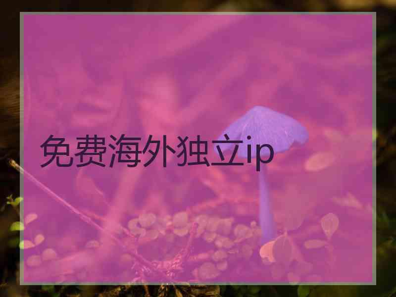 免费海外独立ip