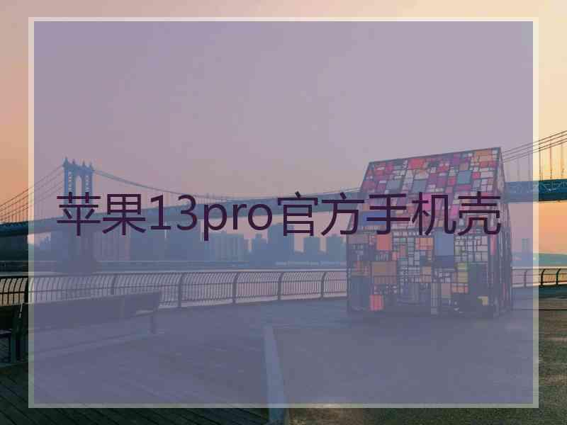 苹果13pro官方手机壳