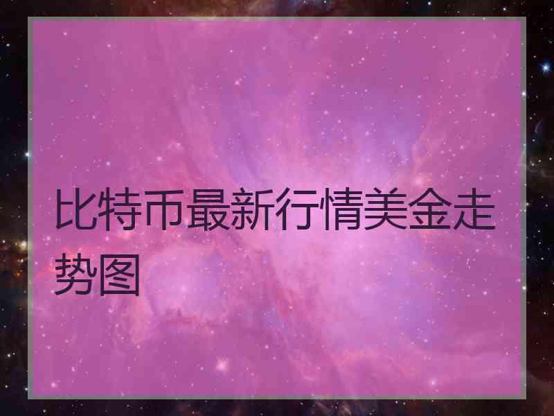 比特币最新行情美金走势图