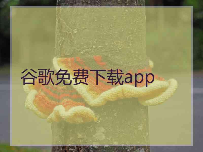 谷歌免费下载app