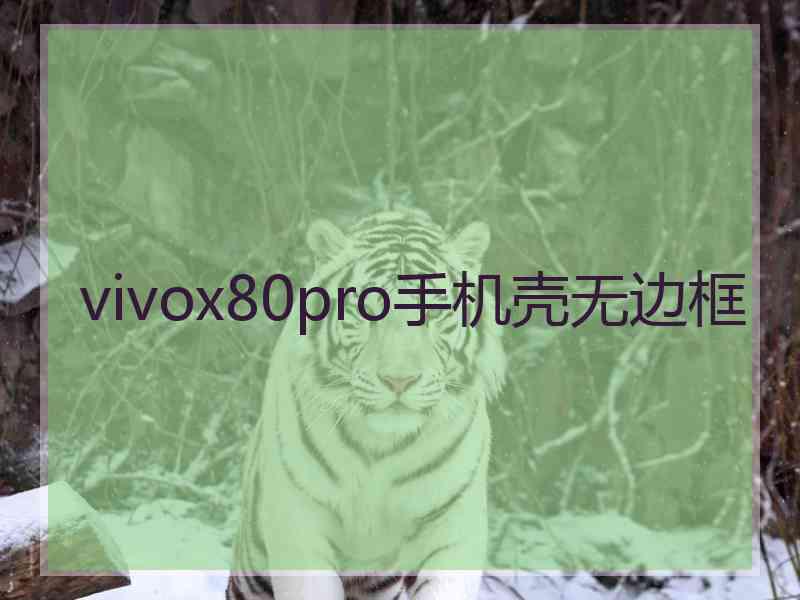 vivox80pro手机壳无边框