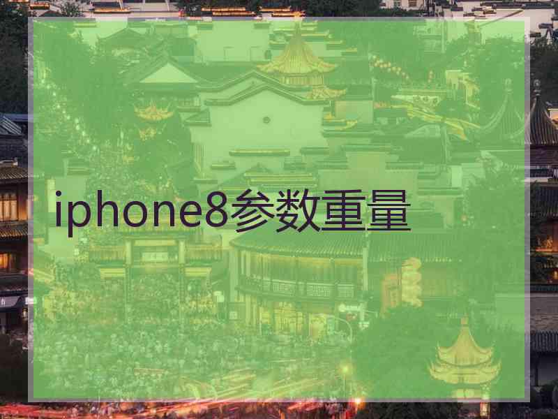 iphone8参数重量