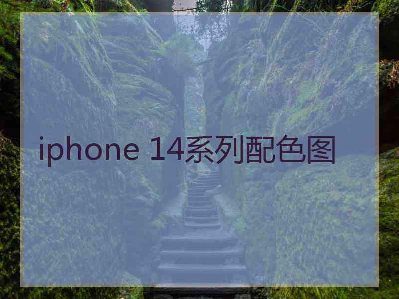 iphone 14系列配色图