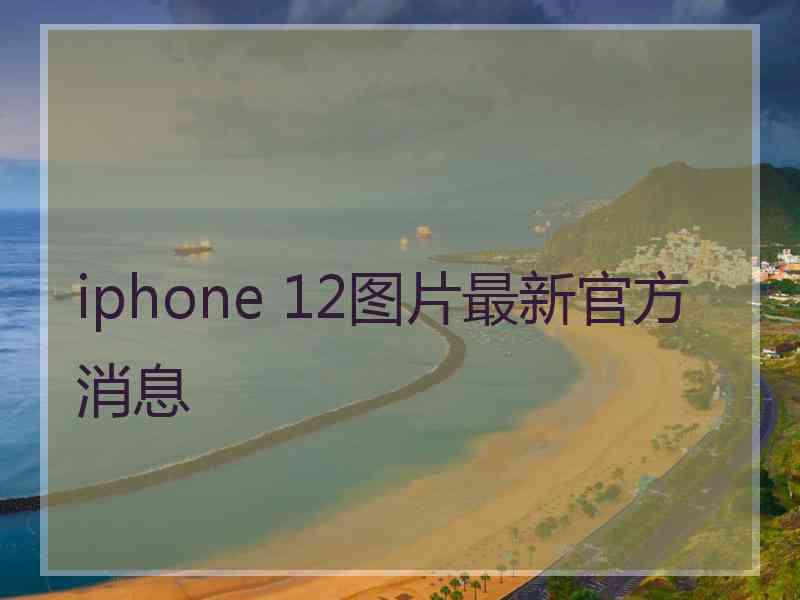 iphone 12图片最新官方消息