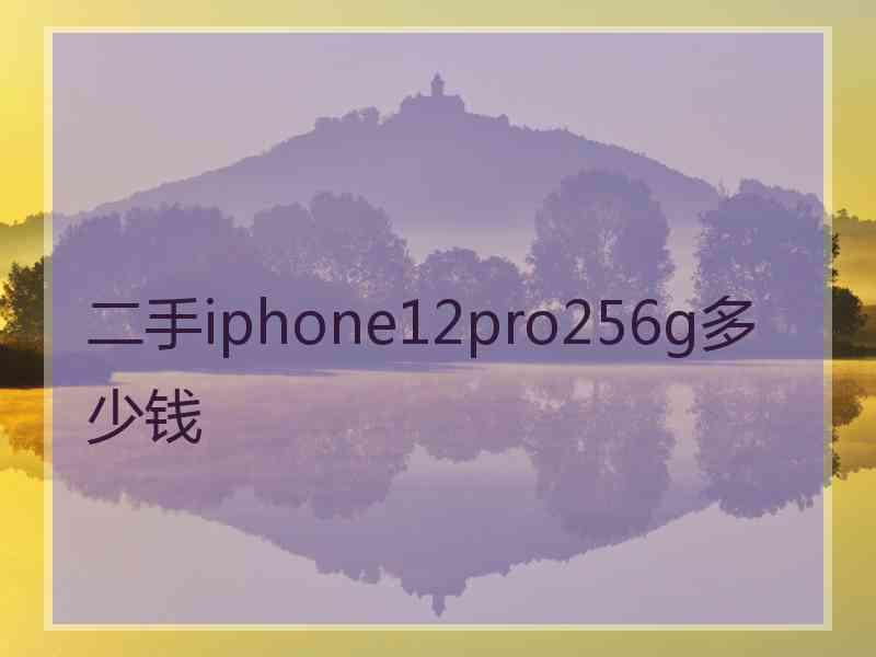 二手iphone12pro256g多少钱