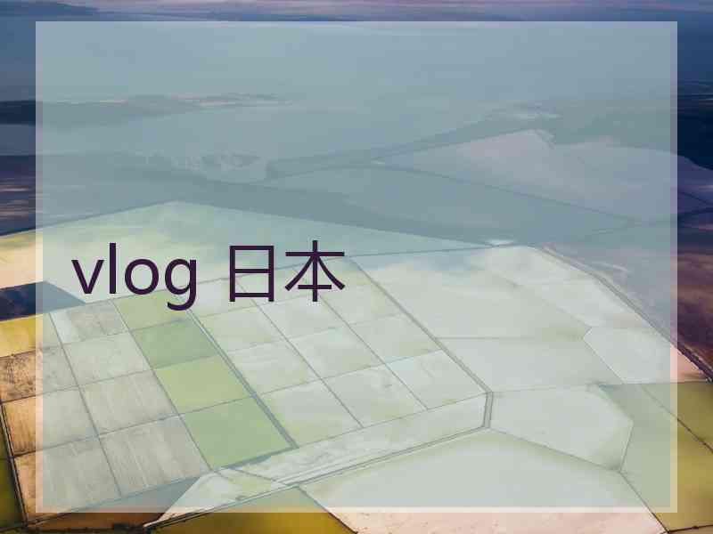 vlog 日本