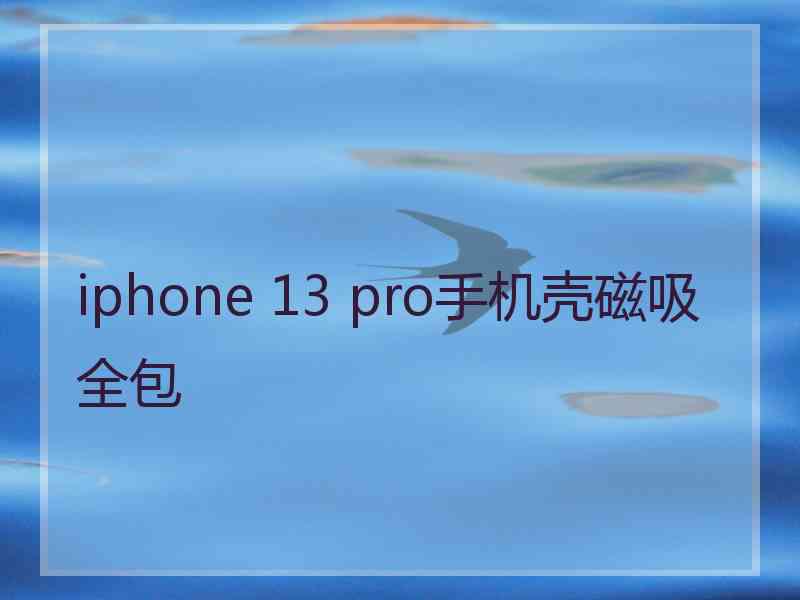 iphone 13 pro手机壳磁吸全包