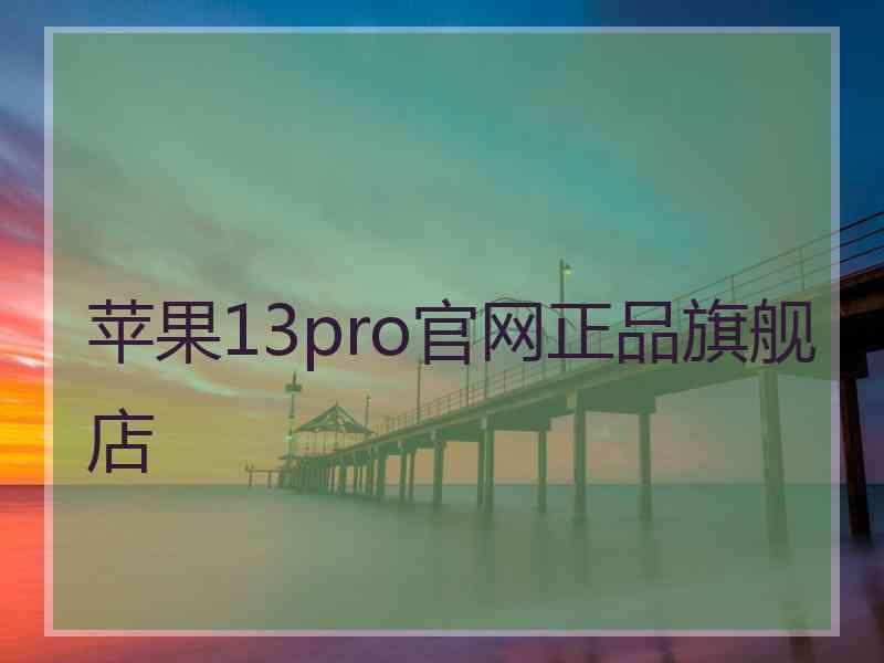 苹果13pro官网正品旗舰店