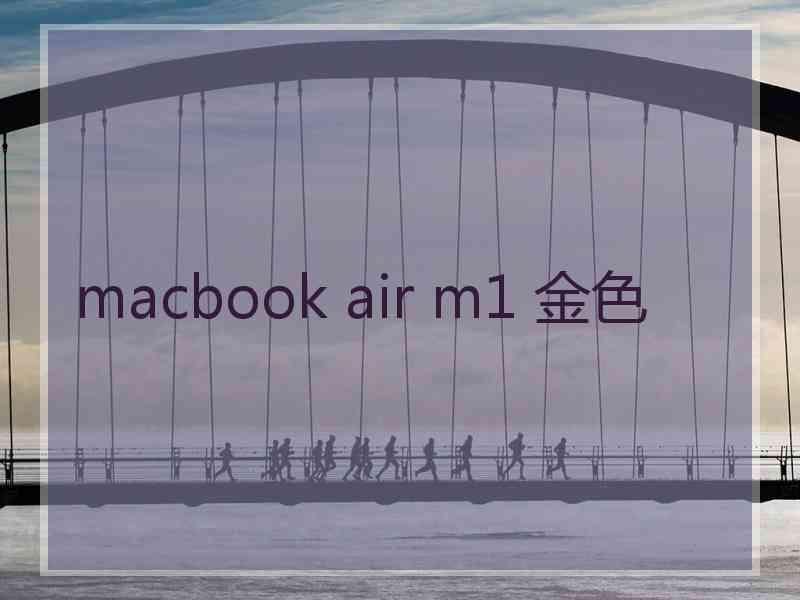 macbook air m1 金色