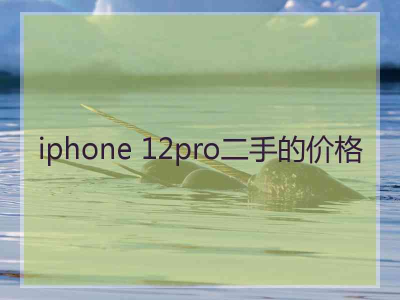 iphone 12pro二手的价格