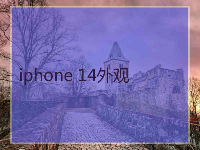 iphone 14外观