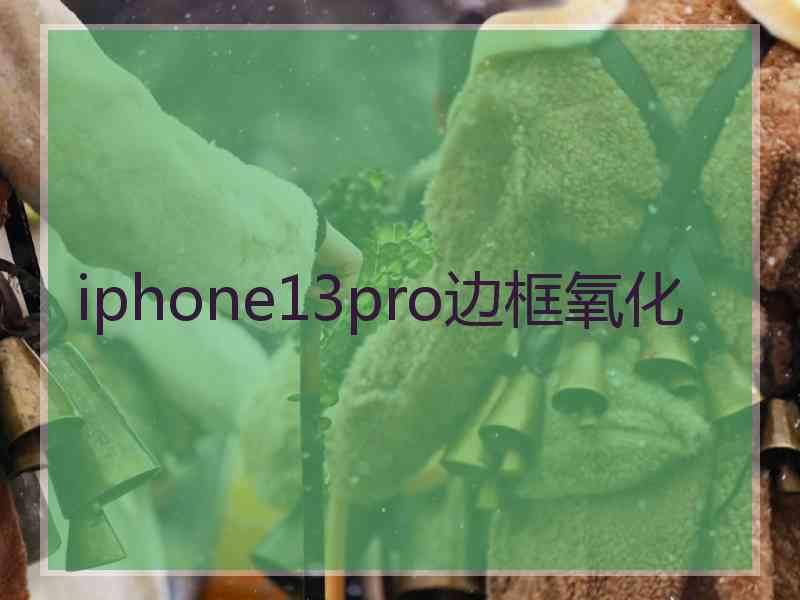 iphone13pro边框氧化