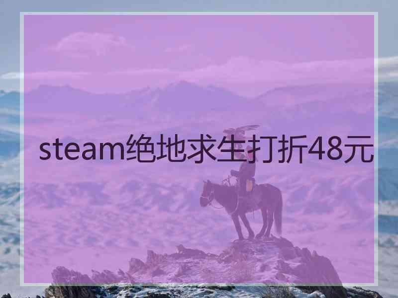 steam绝地求生打折48元