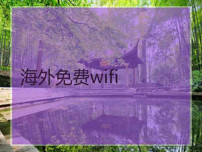 海外免费wifi