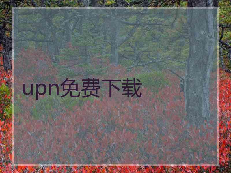 upn免费下载