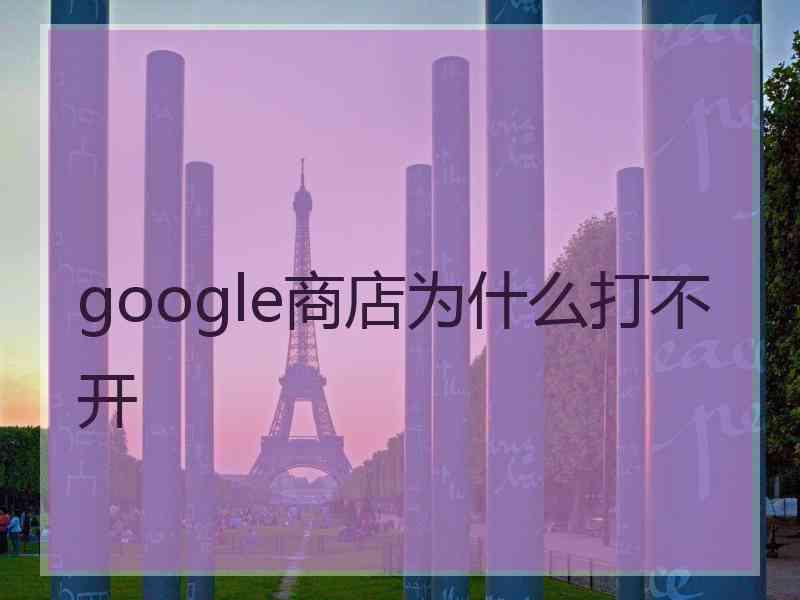 google商店为什么打不开