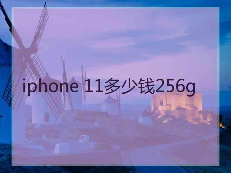 iphone 11多少钱256g