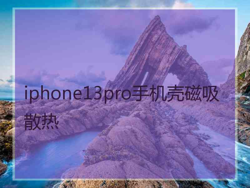 iphone13pro手机壳磁吸散热