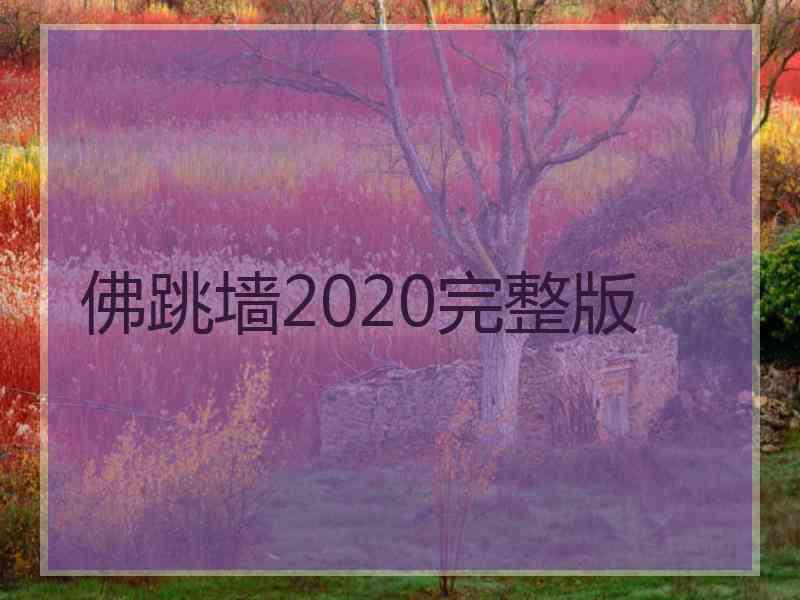 佛跳墙2020完整版