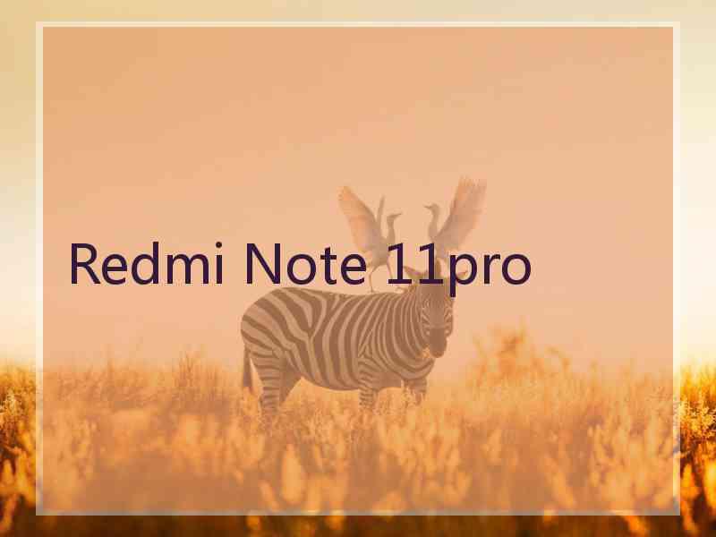 Redmi Note 11pro