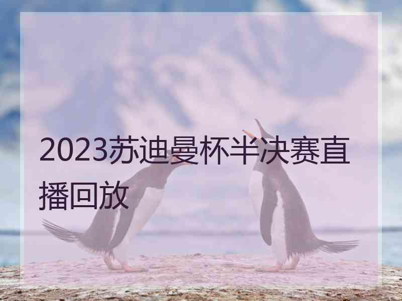 2023苏迪曼杯半决赛直播回放