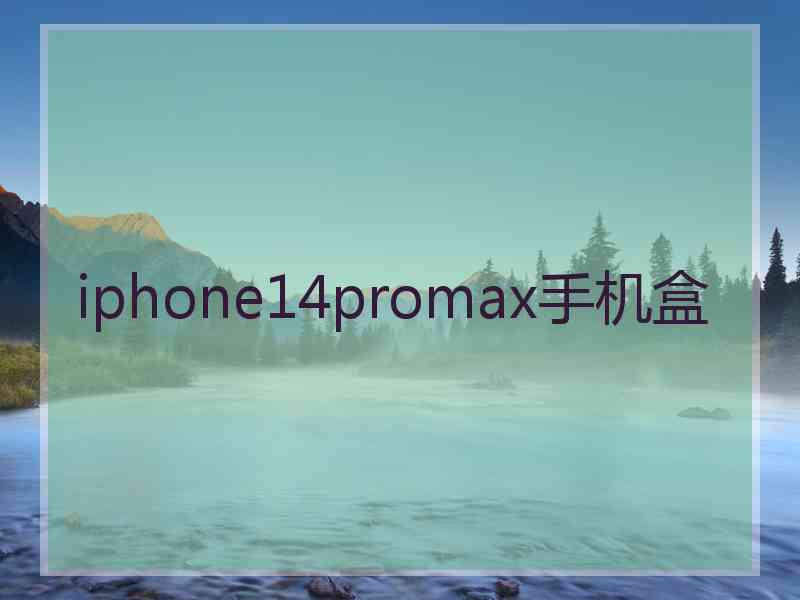 iphone14promax手机盒