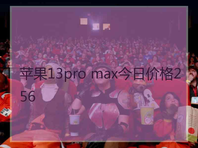 苹果13pro max今日价格256