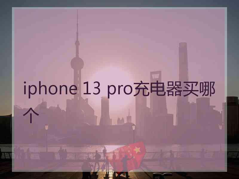 iphone 13 pro充电器买哪个